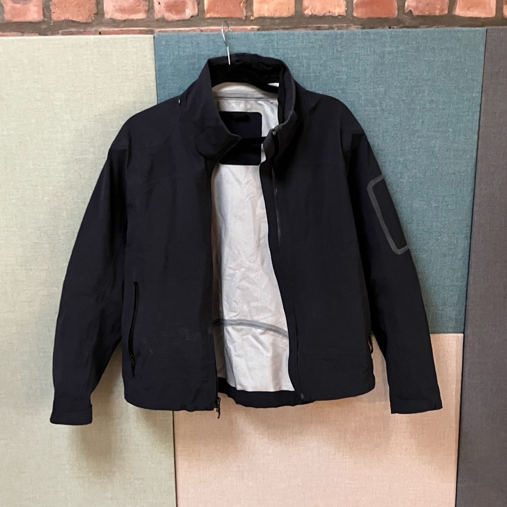 Black LL Bean Zip Up Outdoor Jacket